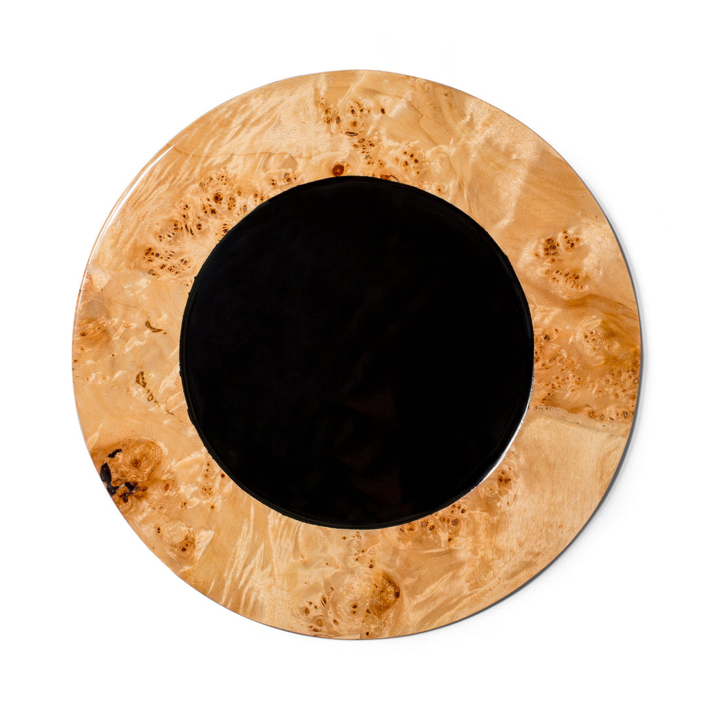 Burl Veneer Charger Plate