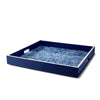 Blue Almendro 20" Square Tray