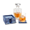 Blue Almendro Coaster Set