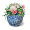 Blue Almendro 14" Bowl Vase