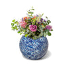 Blue Almendro 12" Bowl Vase