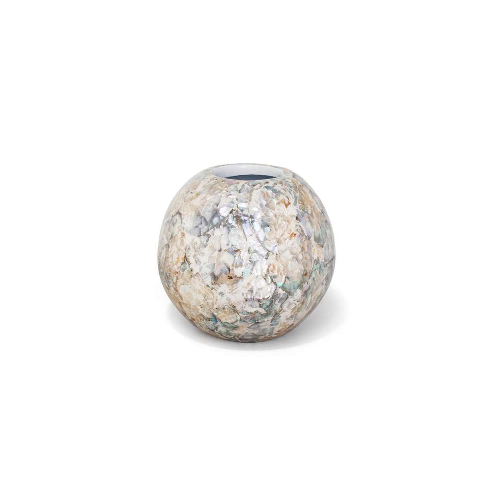 Mother of Pearl 10" Bowl Vase