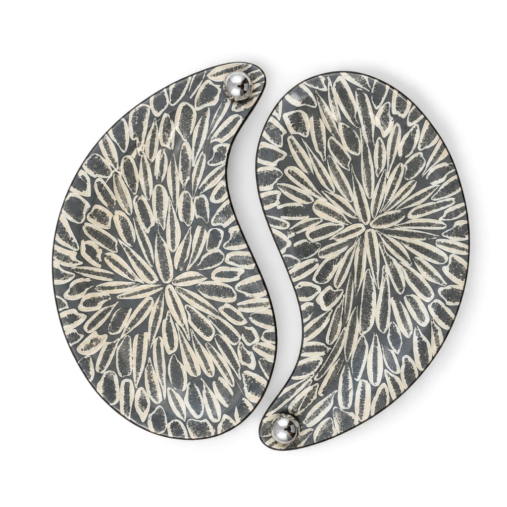 Gray Almendro Yin-Yang Set