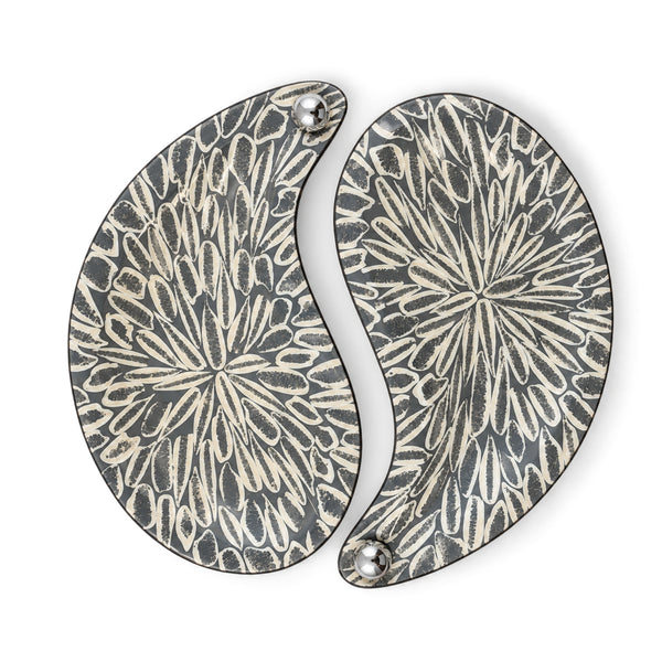 Gray Almendro Yin-Yang Set