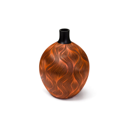 LaDorada presents the Adobe Vase - Medium, handcrafted with exquisite detail and hand-finished by Colombian artisans.