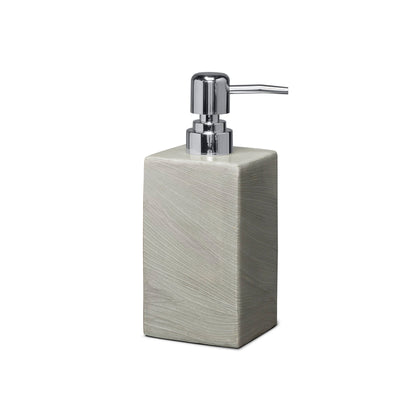 LaDorada's Silver Maize Soap Dispenser crafted from wood, a refined expression of artisanal design.