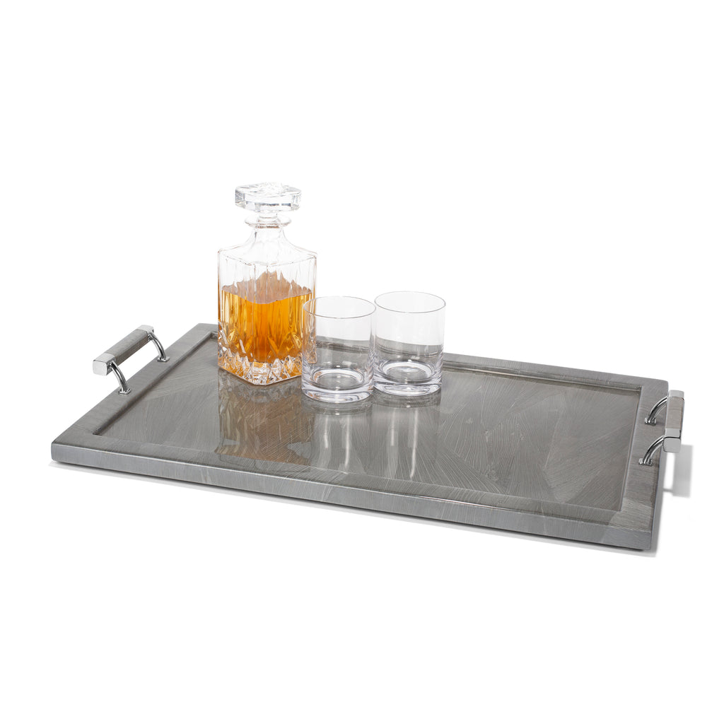 Silver Maize Large Tray