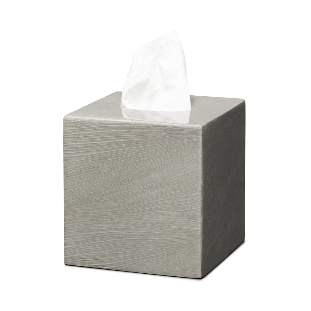 LaDorada's Silver Maize Tissue Box crafted from wood, a refined expression of artisanal design.
