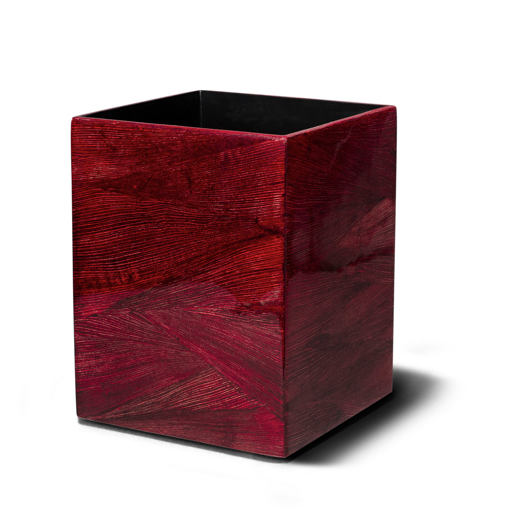Santa Fe Maize Wastebin by LaDorada, crafted from wood and finished with meticulous care in Colombia.