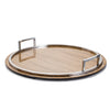 LADORADA ZEBRANO VENEER LARGE SERVING TRAY